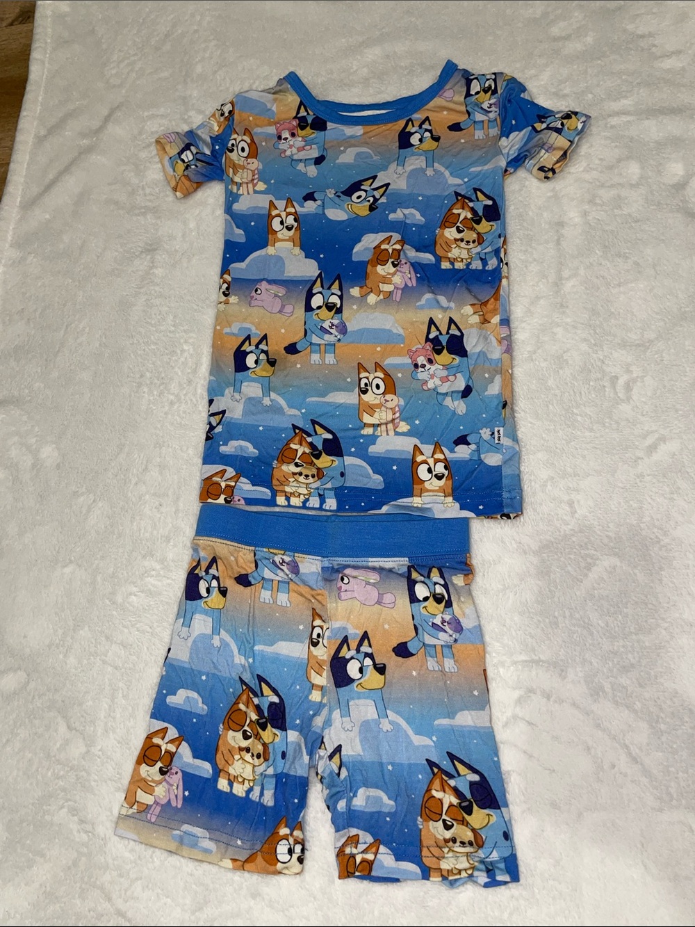Little Sleepies Bluey 2 Piece Pj Set